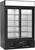 Beverage Air MMR45HC-1-B 52" W Two-Section Glass Door MarketMax Refrigerated Merchandiser