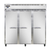 Continental Refrigerator 3RSN 78" W Three-Section Solid Door Reach-In Refrigerator