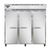 Continental Refrigerator 3RSN 78" W Three-Section Solid Door Reach-In Refrigerator