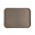 CAC China FGTD-1520BN 20" L x 15" W Fiberglass Brown Rectangle Tray