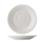 CAC China GDC-2 5.5" Dia. Bone White Porcelain Round Grand Canyon Saucer (3 Dozen Per Case)