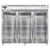 Continental Refrigerator D3RENGD 85.5" W Three-Section Glass Door Reach-In Designer Line Wide Refrigerator