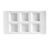 CAC China CN-6T10 1 Oz. Super White Porcelain Rectangular CN Divided Side Dish Plate (1 Dozen)