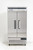 Migali C-2FB-35-HC 39.5" W Three-Section Solid Door Reach-In Competitor Series Freezer - 115 Volts