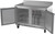 Beverage Air WTF48AHC 48"W Two Door Stainless Steel Worktop Freezer With 4" Removable Backsplash
