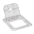 Cambro 60CWL135 Camwear 1/6 Size Clear Food Pan Cover - 6/Case