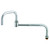 T&S Brass BF-0178-A Big-Flo Faucet 18" swivel double joint 6-1/2" front-section 12" back-section