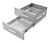 Randell 20105-32-513-C4 Three-Section Stainless Steel Refrigerated Counter/Equipment Stand - 120"W x 32-1/2"D x 24"H