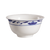 CAC China 103-63 6 Oz. Bone White Porcelain Round Blue Lotus Rice Bowl (5 Dozen Per Case)
