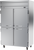 Beverage Air HRP2HC-1HS 52" W Two-Section Solid Door Reach-In Horizon Series Refrigerator