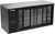 Beverage Air BB72HC-F-GS-B 72" W Black Galvanized 3 Glass Doors Refrigerated Food Rated Back Bar Storage Cabinet - 115 Volts