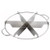 Winco SCU-6 6 Cut Stainless Steel Pie Cutter