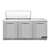 Continental Refrigerator SW72N18M-FB 72" W Three-Section Three Door Mighty Top Sandwich Unit