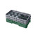 Cambro 10HS434119 Camrack Glass Rack With (2) Soft Gray Extenders - 4 Cases