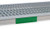 Metro CSM6-GX Metromax I Shelf Marker 6" x 1-1/2" Snaps Over Edge Green
