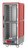 Metro C539-MDC-L C5 3 Series Red Full-Size Insulated Moisture Heated Holding & Proofing Cabinet with Clear Dutch Doors and Lip Load Slides - 120V