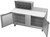 Beverage Air SPE60HC-08C 60" W Two-Section Two Door Sandwich Top Refrigerated Counter