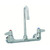 T&S Brass 5F-8WLX03 Equip Faucet 8" centers wall mount 3" rigid gooseneck
