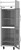Beverage Air HR1HC-1HG 26" W One-Section Glass Door Reach-In Horizon Series Refrigerator