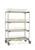 Metro PR48VX4-XDR Metromax I Mobile Drying Rack Unit With Drip Tray 48"W 4-Tier