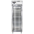 Continental Refrigerator DL1FS-SA-GD 26" W One-Section Glass Door Reach-In Designer Line Freezer - 115 Volts