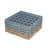 Cambro 36S638184 Camrack Glass Rack With (3) Soft Gray Extenders - 3 Cases