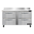 Continental Refrigerator SWF60NBS-D 60"W Two-Section Work Top Freezer