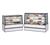 Federal Industries SGR7748 77.13" W Slanted Glass High Volume Refrigerated Bakery Case
