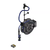 T&S Brass B-7142-U01XS11 36" Flexible Water Hose Stainless Steel 3" Concealed Mixing Faucet Open Hose Reel Assembly with Blue Spray Valve