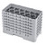 Cambro 17HS1114151 Camrack Glass Rack With (6) Soft Gray Extenders - 2 Cases