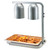 Winco EHL-2C Stainless Steel Heat Lamp Electric with 2 Bulbs - 10 Volts, 50 Watts