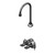 T&S Brass B-0502-03-VL15 Pedal Valve double floor mount 5-9/16"