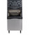 Scotsman B530S 30"W Ice Bin 536 lb. Stainless Steel Exterior