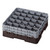 Cambro 25S534167 Camrack Glass Rack With (2) Soft Gray Extenders - 4 Cases