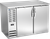 Beverage Air BB48HC-S 48" W Two-Section Solid Door Refrigerated Back Bar Storage Cabinet - 115 Volts
