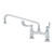 T&S Brass B-0221-WH4 Pantry Mixing Faucet double deck mount 8"