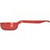 Carlisle 492405 2 Oz. Red Solid Portion Spoon