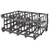 Cambro UCR10R8580 Camshelving Ultimate #10 Can Single Rack (2) Panels Brushed Graphite