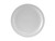 Tuxton CLA-090 9" Porcelain Pearl White Round Plate (2 Dozen Per Case)
