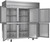 Beverage Air HFS3HC-1HS 78" W Three-Section Solid Door Reach-In Horizon Series Freezer - 208/230 Volts