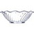 Carlisle 453107 4 5/8" Dia. Plastic Tulip Berry Dish