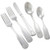 Winco 0006-03 7-3/8" 18/0 Stainless Steel Dinner Spoon (Contains 1 Dozen)
