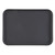 Cambro 1622CT110 16" Fiberglass Black Satin RectangularCamtread Serving Tray - 12/Case