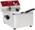 Admiral Craft DF6LS 10 Lbs. Stainless Steel Single Countertop Electric Deep Fryer - 120 Volts