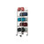 Dinex DX1173X50 Holds 50 Domes or 100 Bases / Underliners 1" Stainless Steel Tubing Frame TMP Drying & Storage Cart