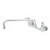 T&S Brass B-0231-VF22-CR Pantry Faucet single wall mount 8" centers 12" swing nozzle 2.2 GPM VR aerator