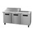 Hoshizaki SR72B-18M 72" W Three-Section Three Door Reach-In Steelheart Series Mega Top Refrigerator