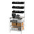 Metro CR2430DTPOS Drive-Thru POS & Staging Station 30"W x 24"D x 74"H with Stainless Steel Shelving
