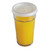 Cambro CLLT6190 Translucent Disposable CamLid (1500 Per Case)