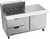 Beverage Air SPED60HC-12M-2 60" W Two-Section One Door Mega Top Refrigerated Counter